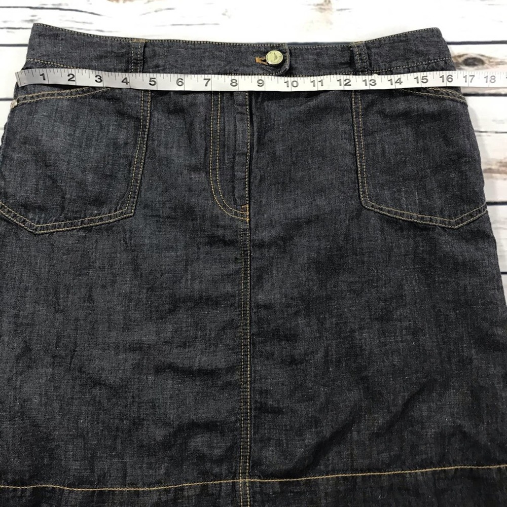 Nautica linen blend skirt size 8 - Picture 3 of 5